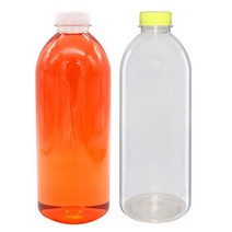 브릿지마개 우유페트병 1000ml, 주황마개, 1개