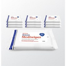 메디와이퍼 안심 살균티슈 리필형(10매) x200 개, 1개