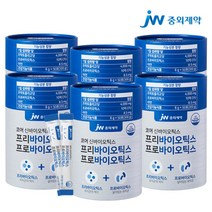 JW중외제약 10억 프리바이오틱스 프로바이오틱스 모유유산균 6통, 단품, 단품