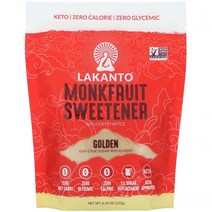 라칸토 몽크프룻 스위트너 위드 에리스톨 골든 235g Lakanto Monkfruit Sweetener with Erythritol Golden
