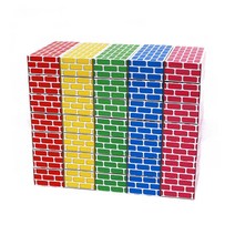 에듀플레이 종이벽돌블록 대형 35PCS, 단품