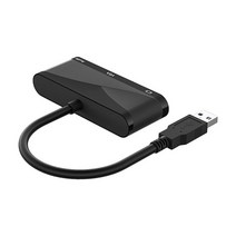 3인 1 허브 변환기 USB 3.0-HDMI 호환 VGA 1080P HD 어댑터 Mac OS 프로젝터용 편리하고 간단한 설치, 02 A