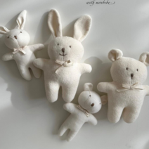 아동 몽베베 소프트 바니 / 소프트 베어 유아 아기 주니어 가을 겨울 남아 여아 출산 선물 신생아 애착 인형 토끼 곰 외출복 등원룩