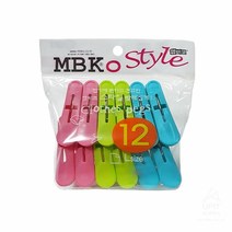 BK엠비코 스타일빨래집게 12P(대) 5339, 본상품