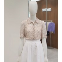 패턴포인트 반팔 쉬폰블라우스 Z222MSC034 846566
