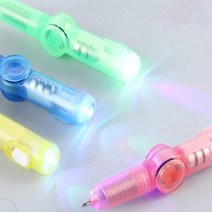 특이한 추천 LED 회전 귀여운 발광 볼펜 레이저펜, 단품, 단품