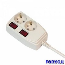 ForU549 써보니 2구 접지개별스위치멀티탭 M 박스 15개 가전용품 전기용품 생활용품