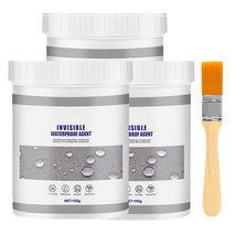 투명 방수 접착제 누수 방수 본드 방수스프레이 우레탄 방수본드 300g, 3개