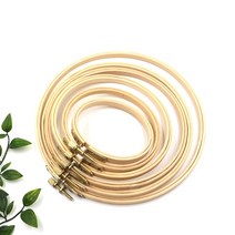 마미쏘잉/ 프랑스자수 내츄럴 대나무 수틀 11종/ 작품걸이용 수틀, 36cm