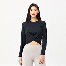 에크레아 ASKIN 기능성 꼬임 크랍 긴팔티