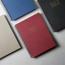 VJSLVKSL 필기노트 유선 대학생 인덱스 스프링 라인 직장인 재고802EA, 퍼니파니쿠팡 레드