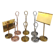 고급 명함꽂이 메뉴꽂이 학교작품전시 가격표거치 엽서꽂이 알림판꽂이, 로즈골드