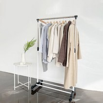 미니 이동식 옷걸이행거 900 튼튼한 스텐 철제행거