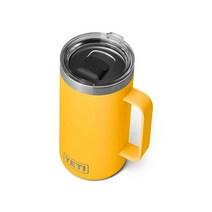 YETI Rambler 710ml(24온스) 머그 진공 단열 매그슬라이더 뚜껑이 있는 스테인리스 스틸 알파인 옐로우, Alpine Yellow