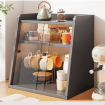 디저트 쇼케이스 베이커리 카페 쿠키 빵진열장 수납장, 2겹 흰색 30x34x40cm트루 아크릴