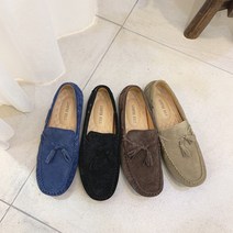 발편한 스웨이드 드라이빙 슈즈 로퍼 (페니 테슬)