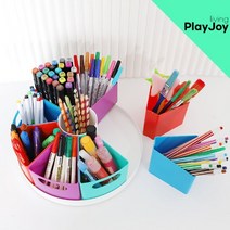 플레이조이 레인보우 회전정리함 사무실정리