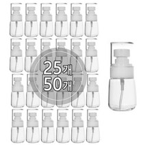 [50개묶음판매] UPG PETG 친환경 스프레이용기 30ml 60ml 80ml 100ml 페이셜 미스트 공병, 30ml 투명용기, 흰색캡, 50개