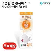 기타 바보사랑[고메디칼]소중한숨 황사마스크 KF94(식약청인증)1매[무료배송]