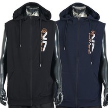 빅사이즈조끼 X세븐후드 봄여름가을 가슴 120~145cm