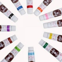 일본산 섬유 전용 수성 물감 20ml 1P, 본상품선택, 45 그린