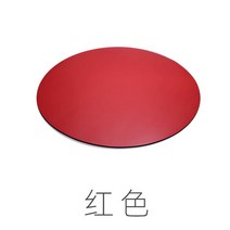 점프 로프 매트 충격 흡수 방음 무음 홈 고무 요가 명상 두꺼운 라운드 바닥 실내, 02 Red70CmDiameterRound