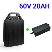 2발킥보드 Citycoco전기 자동차 리튬 배터리 방수 18650 20ah 두 바퀴 접이식 전기 스쿠터 자전거, 01 A-60V 20AH charge, 01 A-60V 20AH charge