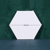 캔버스천액자 육각 34.5cm 액자꾸미기 반제품