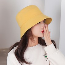 쇼미코리아 여자 벙거지 버킷햇 여성 캐주얼 코튼 모자