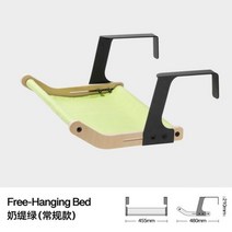 Mewoofun 히터 걸이식 침대 매우 튼튼한 고양이 창 퍼치 코튼 캔버스 쉬운 세탁 및 조립 합판 해먹 핫, Green_Standard Size | CHINA