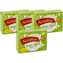 에어로플레인 젤리 그린 애플 맛 85g Aeroplane Jelly Green Apple Flavour, 4팩