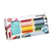 [얀스토어] 독일 구터만 폴리사 100m 재봉사 세트 (8색상+접이식커터), 734586