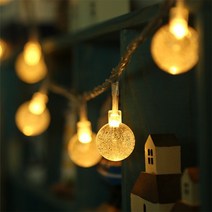 모던홀릭 LED 앵두전구 버블전구 라탄전구 별자리전구, 버블전구 20구 건전지타입