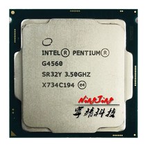 인텔 펜티엄 g4560 3.5GHz 듀얼 코어 쿼드 스레드 54w cpu 프로세서 lga 1151