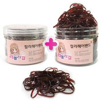 (1+1)(무료배송) 컬러헤어밴드 머리고무줄