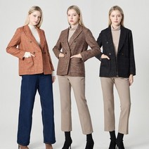 로코엘라 브람스 울 블렌드 헤링본 체크 자켓