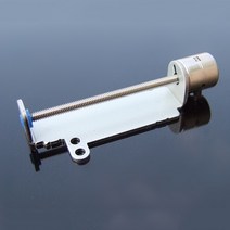 엑추에이터 모터 전동실린더 미니 8mm 정밀 스테퍼 선형 액추에이터 선형 나사 샤프트로드 2 상 4 선, 없음