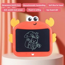 드로잉패드 액정타블렛LCD Screen For Learning 9 Inch Red Crab Writing Pad Educational Toys 3 4 5 6 7, 01 Red Crab