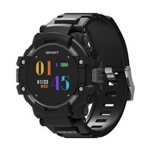 IOS 안드로이드 스마트 시계 GPS 워치 OLED 터치 스크린 피트니스 추적기 심장 박동 혈압 모니터 남성 야외, 01 black