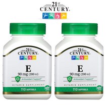 21세기센트리 비타민 E 90mg 200IU 소프트젤 110정 X 2 토코페롤 토코페릴