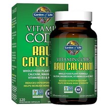 Garden of Life 로 칼슘 캡슐, 30.0 Servings (Pack of 1), Raw Calcium