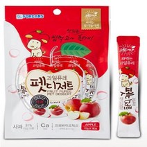 포켄스 과일퓨레 펫디저트 사과 15g 7개입 애견 간식, 1개