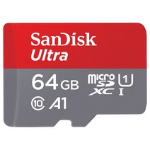 샌디스크 울트라 마이크로SD 메모리카드 1SDSQUA4, 64GB
