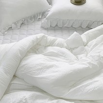 먼지없는 알러지케어 프릴 모달 마이크로화이바 봄 가을 사계절 손님 이불 SS Q