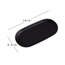 식기세트 도시락상자 이영자그릇 이케아그릇 북유럽 블랙 매트 다이닝 플레이트 스테인레스 스틸 커피 디저트 너트 과일 케이크 트레이 스낵 주방 서양 스테이크, 01 S Black