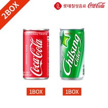 코카콜라 칠성사이다 190ml x 30캔 2박스 묶음, 없음