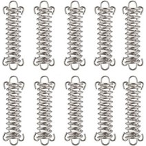 TOBWOLF 10PCS Tent Spring Buckle Windproof Rope Tensioner Awning Fixed 고리 Portable Camping Anchor fo