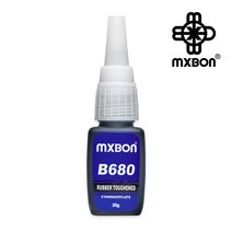 고무용 순간접착제 B680 / 20g 맥스본 21480 고무본드 난접착용 /