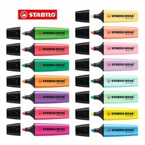 스타빌로 보스 오리지날 파스텔 형광펜, 보스 파스텔 코랄레드(140)