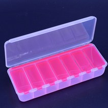 비타민을 위한 일일 의학 주최자 여행용 어유 초대형 알약 주최자 주간 알약 상자 7일 점보 알약 상자, 그림으로, 하나
